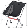 Стул складной NATUREHIKE NH18Y050-Z черный 6927595730676